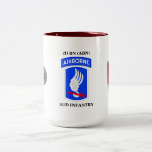 2. BATAILLON-503. INFANTERIE-TASSE ZWEIFARBIGE TASSE