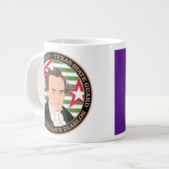 2. Bataillon 8. Regiment Texas Staat Guard Tasse (Vorderseite Links)