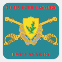 2. BATTALION 12. CAVALRY 1. CAVALRY STICKERS