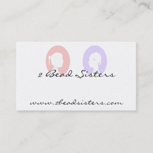 2 Bead Sisters Business Card Visitenkarte