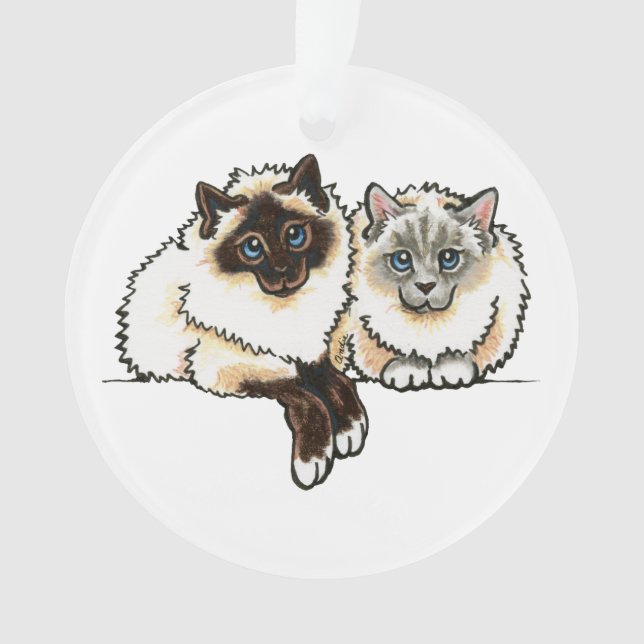 2 Birman Ornament (Vorderseite)