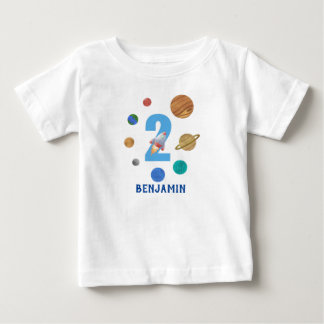 2. Birthday Solar System Planet  Baby T-shirt