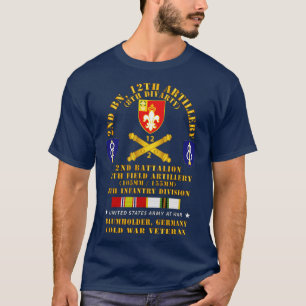2. Bn 12. Artillerie 105155mm 8. ID Baumhalter G T-Shirt