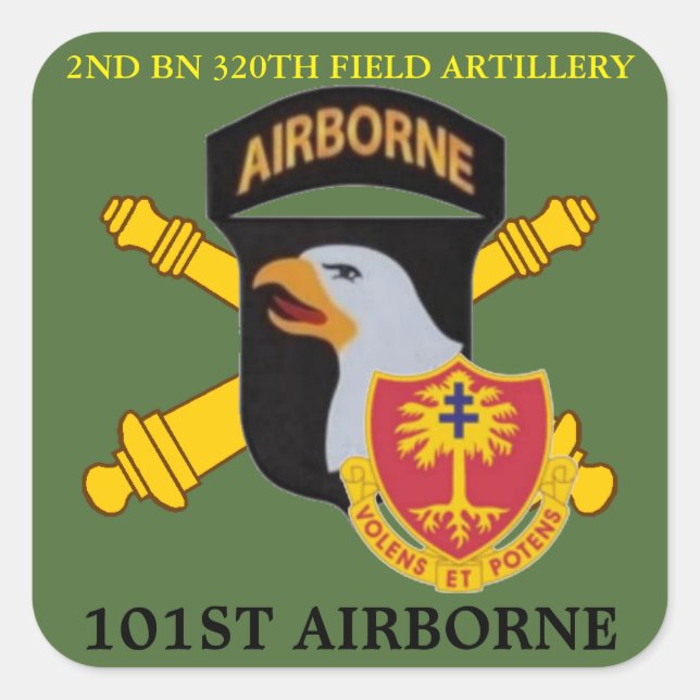 2. BN 320. FELDKÜNSTLER 101. ABN STICKERS (Vorderseite)