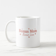 2-Boho-Mutter-Herz-Typografie-Tasse | Keramik-Kaff