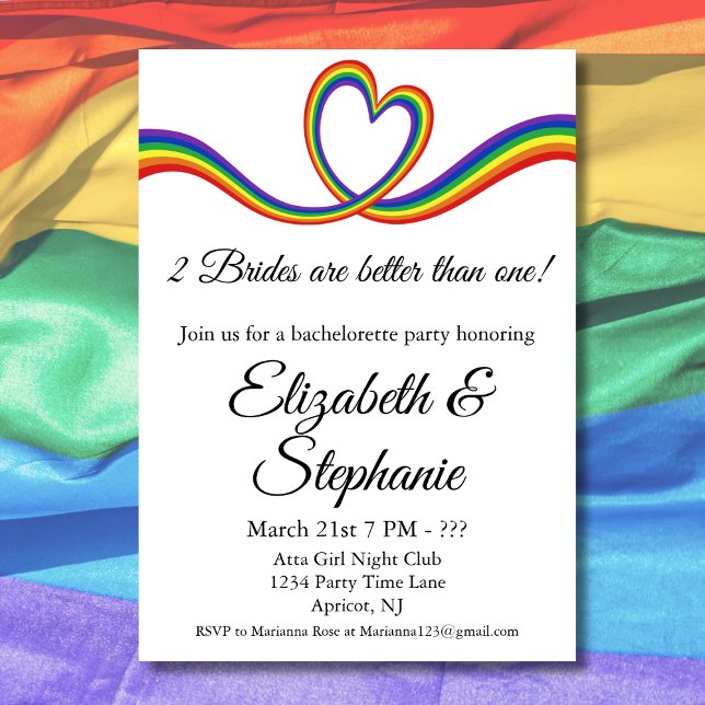 2 Brücken sind besser als eine lesbische Bachelore Einladung (Von Creator hochgeladen)