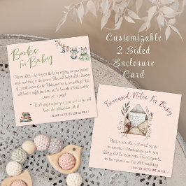 2 Bücher für Baby- und Time-Kapseldusche Begleitkarte