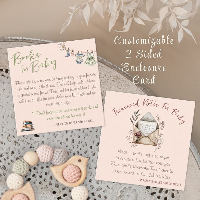 2 Bücher für Baby- und Time-Kapseldusche Begleitkarte (Von Creator hochgeladen)