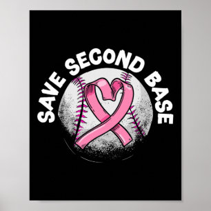 2. Byse Bysebyll Player Breast Cancer Awaren geret Poster