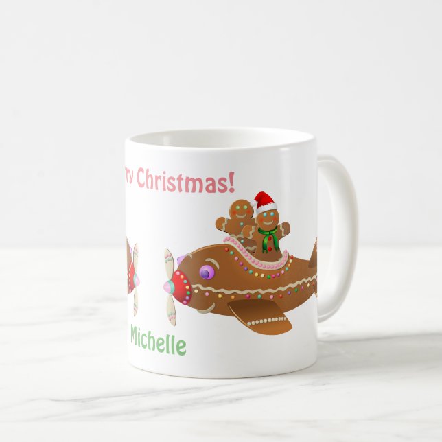 2 Cartoon mit farbenfrohen Lebkuchen Tasse (VorderseiteRechts)