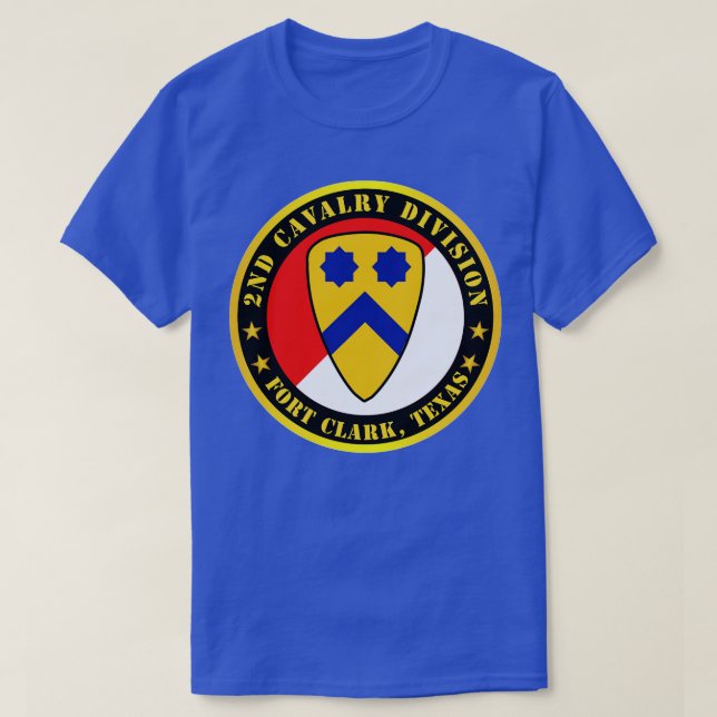 2. Cavalry Division Fort TX T-Shirt (Design vorne)
