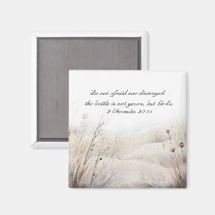 2 Chroniken 20:15 Die Schlacht ist Gottes Bibelver Magnet