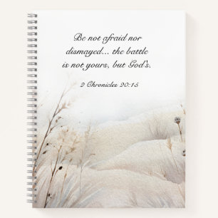 2 Chroniken 20:15 Die Schlacht ist Gottes Bibelver Notizbuch