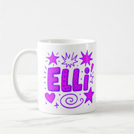 2 Color Ellie 2 - Doodles Kaffeetasse