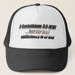 2 Cor 3:5 Truckerkappe