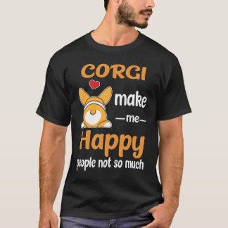2 Corgis machen mich glücklich T-Shirt