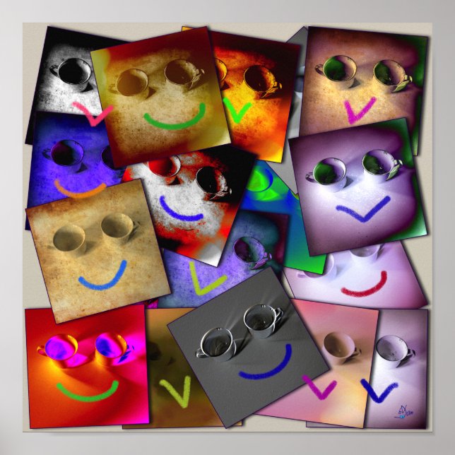 2 Cups und One Smile x... Poster (Vorne)