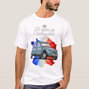 2 CV Königin des Kraftfahrzeugs T-Shirt