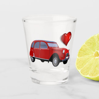 2 CV SCHNAPSGLAS