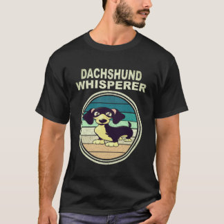 2 Dachshund-Flüsterer Vintage T-Shirt