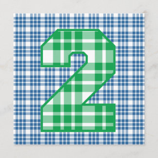 2. der Geburtstags-individueller Name modernes Einladung