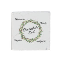 2. Dezember Geburtstag Persönlichkeit Marble Magne