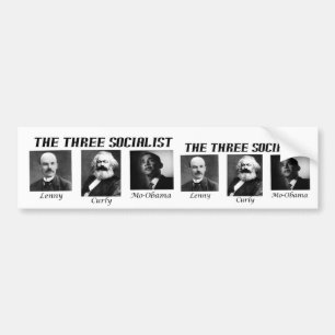 2 die drei sozialistischen Aufkleber Autoaufkleber