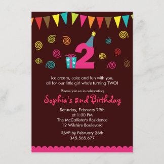 2. Die niedliche Party Einladung des