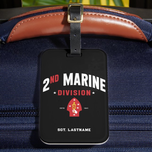 2. Division "The Silent Second" Custom Gepäckanhänger (Vorderseite Insitu 2)