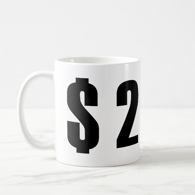 2 Dollar Kaffeetasse (Links)