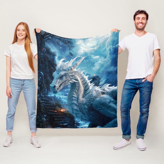 #2 Drachenwelt  Fleecedecke (Beispiel)