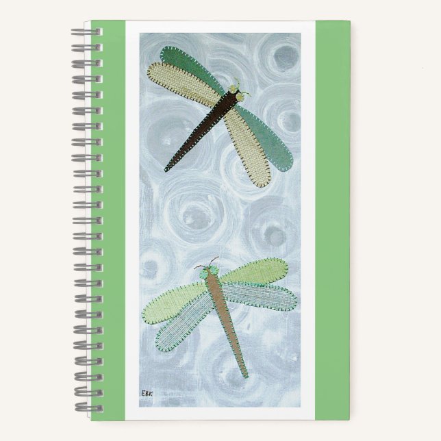 2 Dragonflies #1 Notizbuch (Vorderseite)