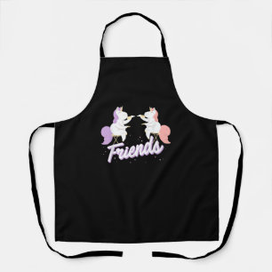 2 Einhorn Drink Tee Shirt, die besten Freunde pass Schürze
