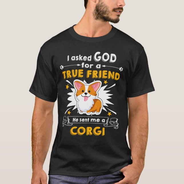 2 Er schickte mir einen Corgi T-Shirt (Vorderseite)