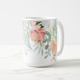 #2 erblassen das Blumen Pfirsich-weises Tasse