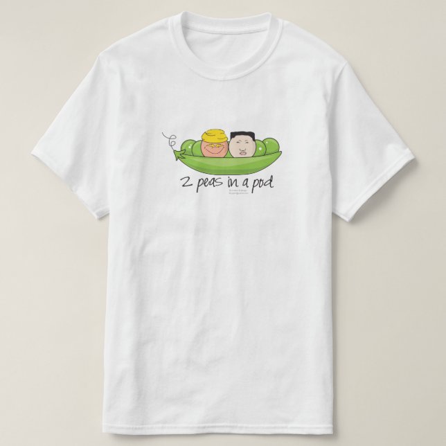 2 Erbsen in einem Pod - Fügen Sie Ihren eigenen Te T-Shirt (Design vorne)