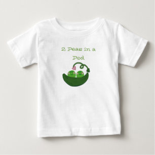 2 Erbsen in einer Hülse Baby T-shirt
