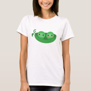 2 ERBSEN in einer HÜLSE - T - Shirt
