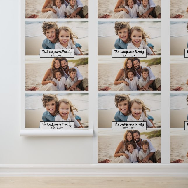 2 Familienname für FotoCollage - Horizontale Bilde Tapete (Anwendung)