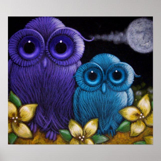 2 FANTASY OWLS Poster (Vorne)