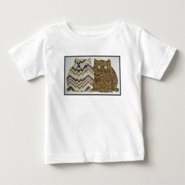 2 Fat Cats #1 Baby T-shirt (Vorderseite)