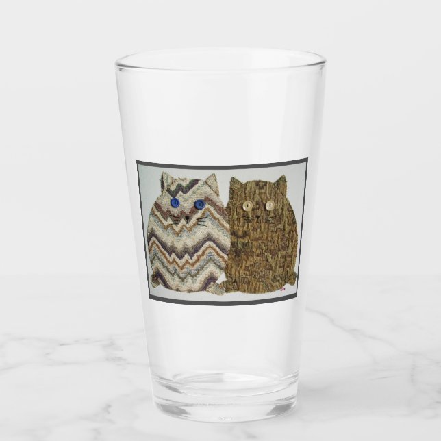 2 Fat Cats #1 Glas (Vorderseite)