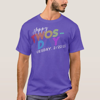 2. Februar 2022 2222 Happy 2022 T-Shirt