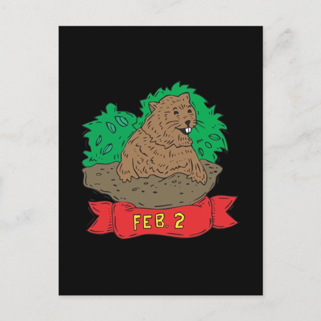 2. Februar Postkarte (Vorderseite)