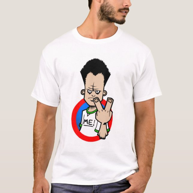 2 FINGER ZU IHNEN, SIR! T-Shirt (Vorderseite)