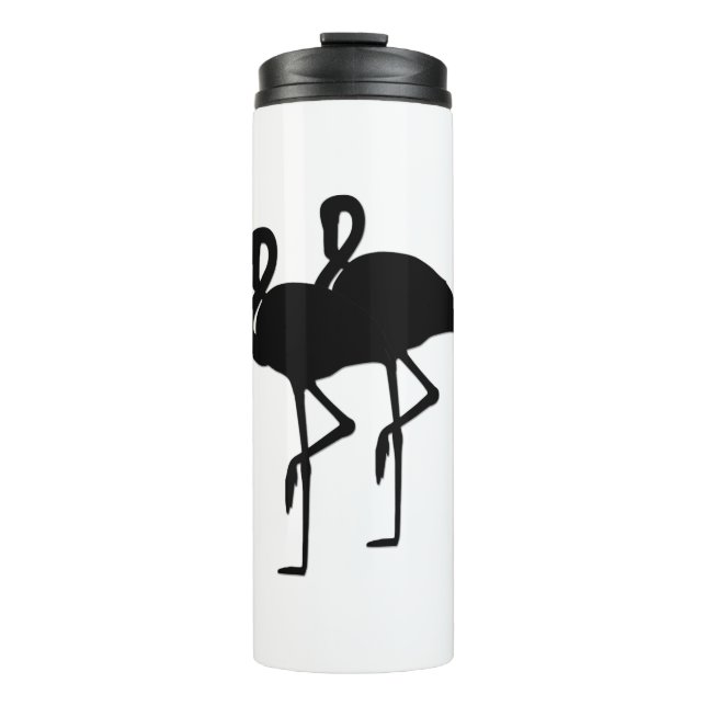2 Flamingos Thermosbecher (Vorderseite)