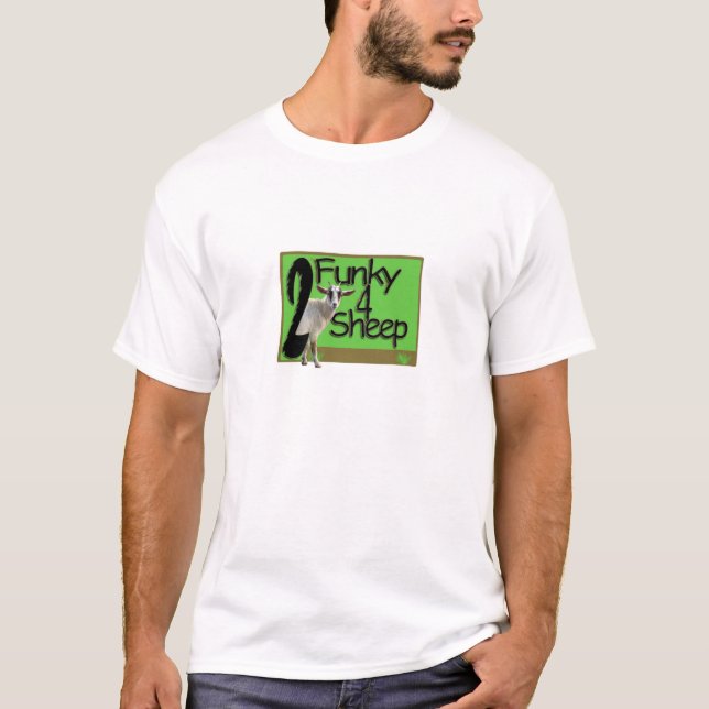 2 flippige 4 Schafe T-Shirt (Vorderseite)