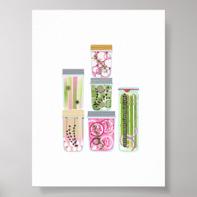 #2 Food Canning Jars Poster (Vorne)