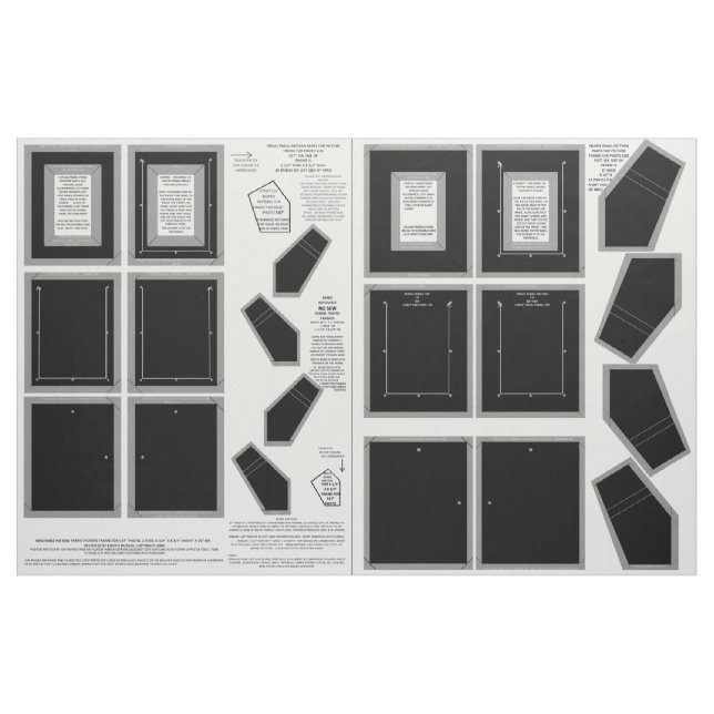 2 Foto aus schwarzem Zazzle Stoff (Yard (91,4 cm))