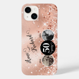 2 Foto Dann und jetzt JEDES JAHR Hochzeit Jubiläum Case-Mate iPhone 14 Hülle